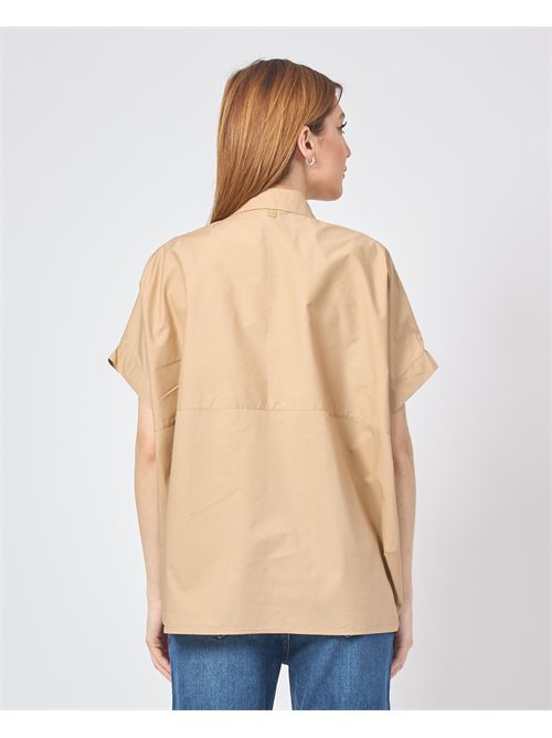 Manila Grace oversized shirt in cotton poplin MANILA GRACE | C067CUMA002